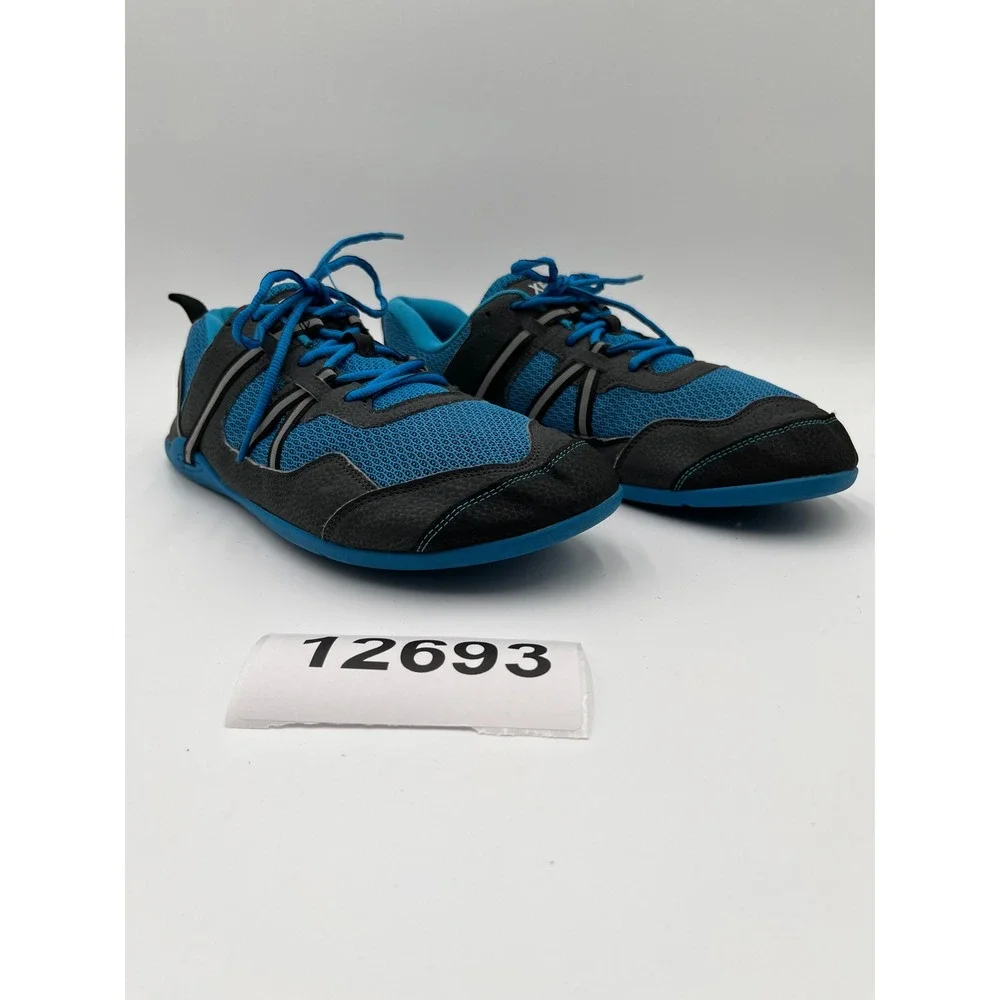 Xero Shoes Prio F190615W Running Sneakers Mens 12 Imperial Blue Black Lace Up